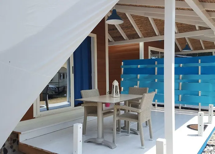 & Kamp alanı Ouranoupoli